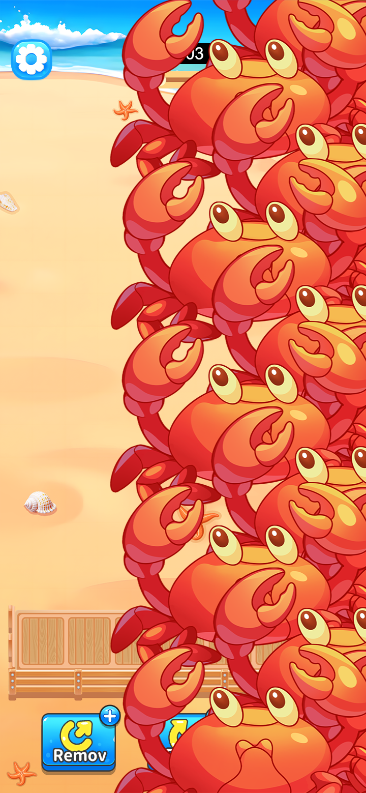 A playful crab transition in Yacht Jam